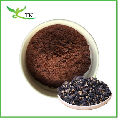 Großhandel reiner natürlicher Schwarzer Goji-Beere-Extrakt Anthocyanine 5% 25% Schwarzer Goji-Beere-Pulver