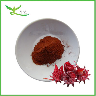 Lebensmittelqualität Hibiskusblüten-Extrakt Hibiskussaftpulver 100% wasserlöslich Instant Hibiskuspulver