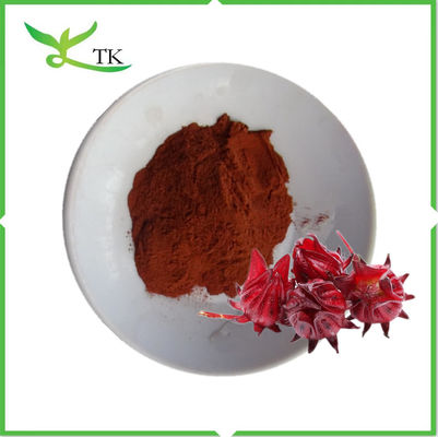 100% natürliches, wasserlösliches Rosellepulver Hibiskusblütenpulver Roselle-Extraktpulver