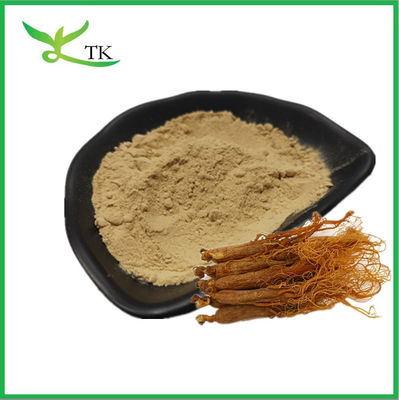Pflanzliche Ergänzung Natürliches koreanisches Ginseng-Wurzextrakt Ginsenoside Pulver 5%~80%