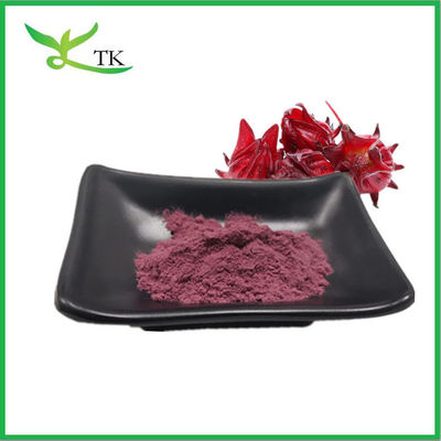 Heiß verkauft reines natürliches Roselle-Blumenpulver Roselle-Extraktpulver Lebensmittelfarben