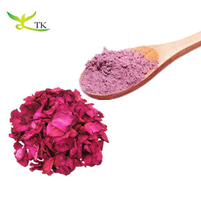 100% natürliche Lebensmittelqualität Rote Rose-Extrakt aus Rosenblättern