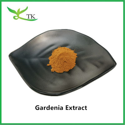Rein natürliche Lebensmittelqualität Gardenia Jasminoides Extrakt Pulver Geniposid 10%