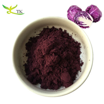 Lebensmittelqualität 100% natürliches Extrakt aus rotem Kohl Anthocyanine 5% ~ 25%